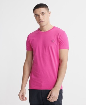 Superdry Organic Cotton Collective Férfi Pólók Rózsaszín | CBSKH8741